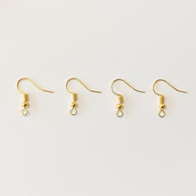 Load image into Gallery viewer, Ultra-Sensitive Ear wires for sensitive ears, gold tone
