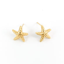 Load image into Gallery viewer, Starfish stud earrings with eyelet, ultra-sensitive
