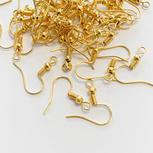 Load image into Gallery viewer, Ultra-Sensitive Ear wires for sensitive ears, gold tone
